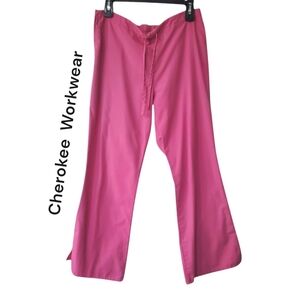 Cherokee Workwear Women's Pink Scrub Pants Size S